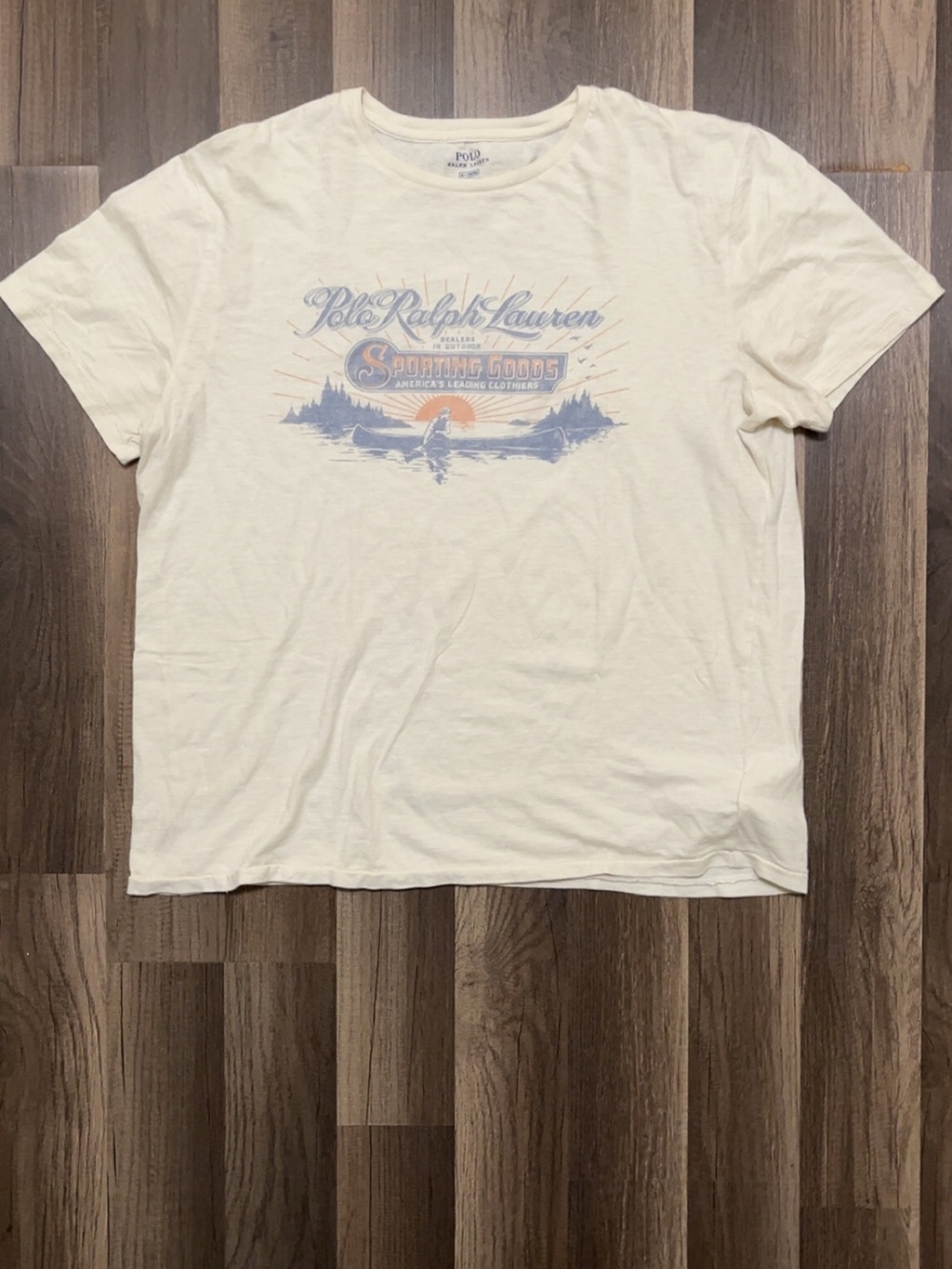 POLO RALPH LAUREN Sporting Goods Mens Medium White Shirt